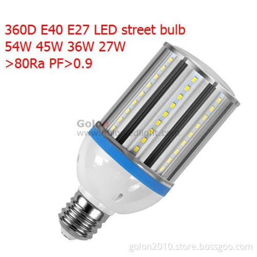 IP64 LED Street Bulb 27W E40/E27 2900lm E40 LED Corn Bulb